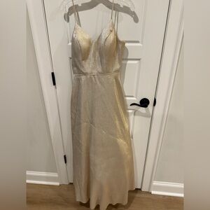 Elegant Gold Evening/Formal Dress